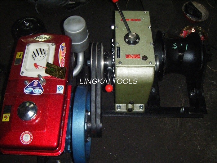 6.6hp डीजल इंजन 168kg आईएसओ प्रमाणन के साथ 4.41kw पावर केबल पुलर