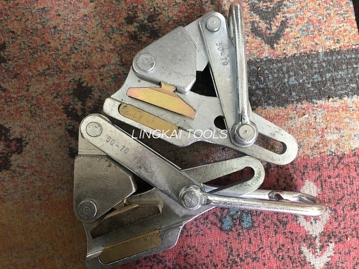 अर्थ वायर स्ट्रिंगिंग ओवरहेड ट्रांसमिशन लाइन स्ट्रिंगिंग टूल्स के लिए वायर ग्रिप्स